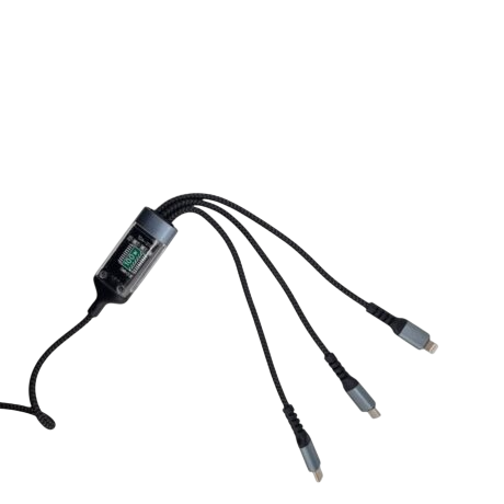 کابل شارژ 4 سر  سیم 100 وات