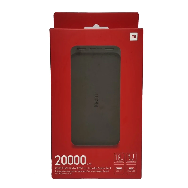 پاوربانک شیائومی فست شارژ ظرفیت 20000
