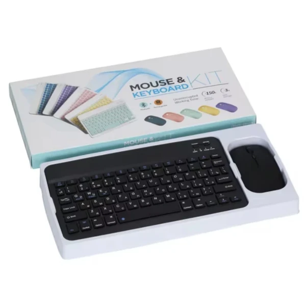 ست ماوس و کیبورد بلوتوثی KIT مدل Rechargeable Ultra-Slim