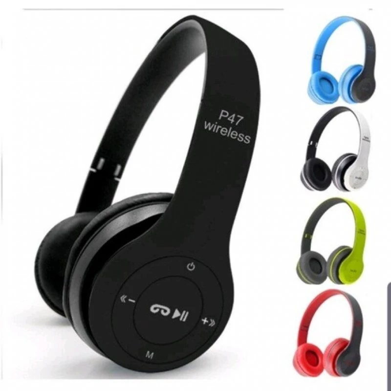 هدفون بلوتوثی مدل P47 مشکی
