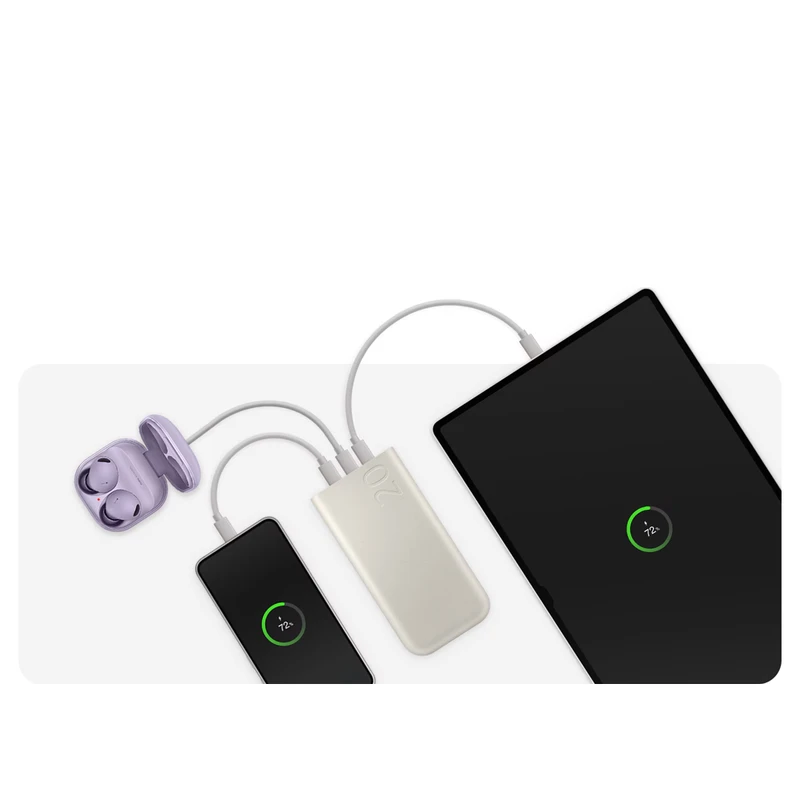 پاوربانک 45 وات سامسونگ مدل Battery Pack EB-P4520 ظرفیت 20000 میلی آمپر