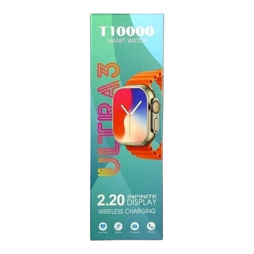 ساعت هوشمند T10000 Ultra3 با بند سیلیکونی
