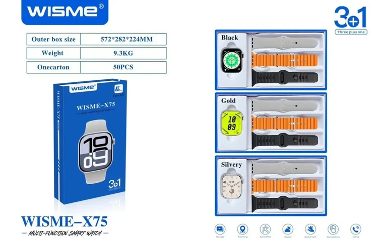 ساعت هوشمند مدل Wisme-X75 سه بند
