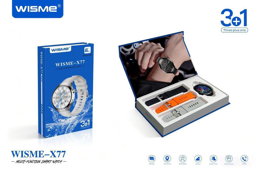 ساعت هوشمند ویزمی مدل Wisme X77 سه بند