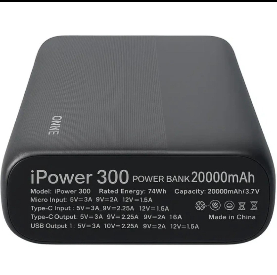 پاوربانک 20000میلی آمپر ساعت OALE iPower 300 35813