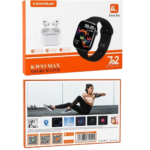 ساعت هوشمند KEQIWEAR مدل KW93 MAX با ۷ بند و ایرپاد